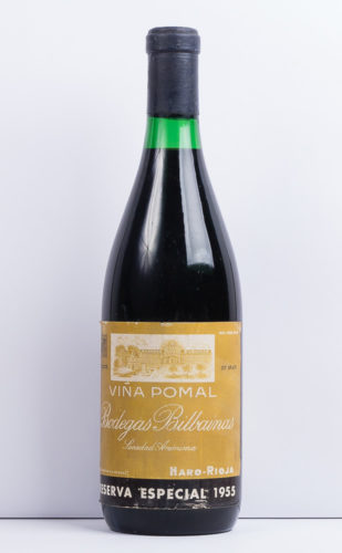 Bodegas Bilbainas Vina Pomal Reserva Especial 1955
